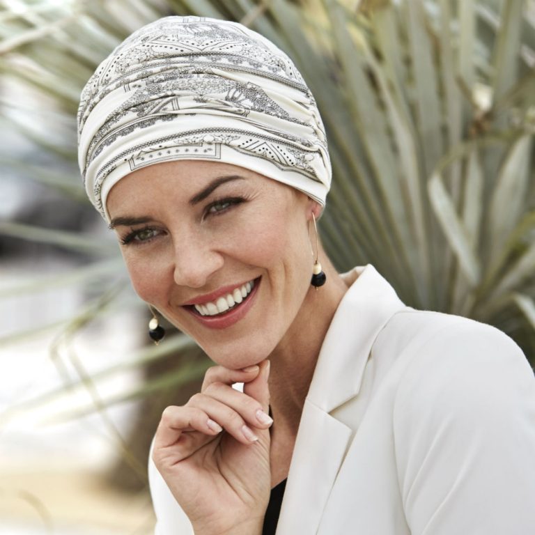 Turbante oncologico morbido e confortevole