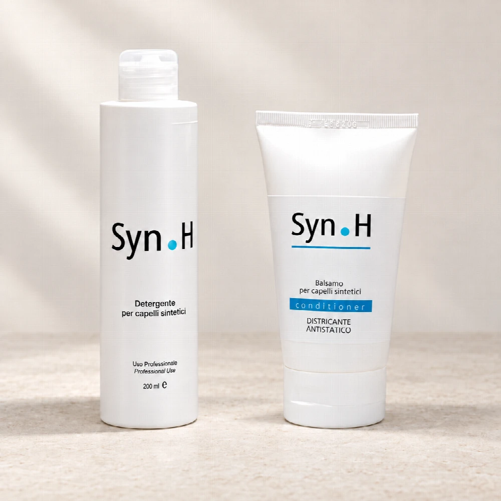 Linea Syn.H: detergente e balsamo per capelli sintetici