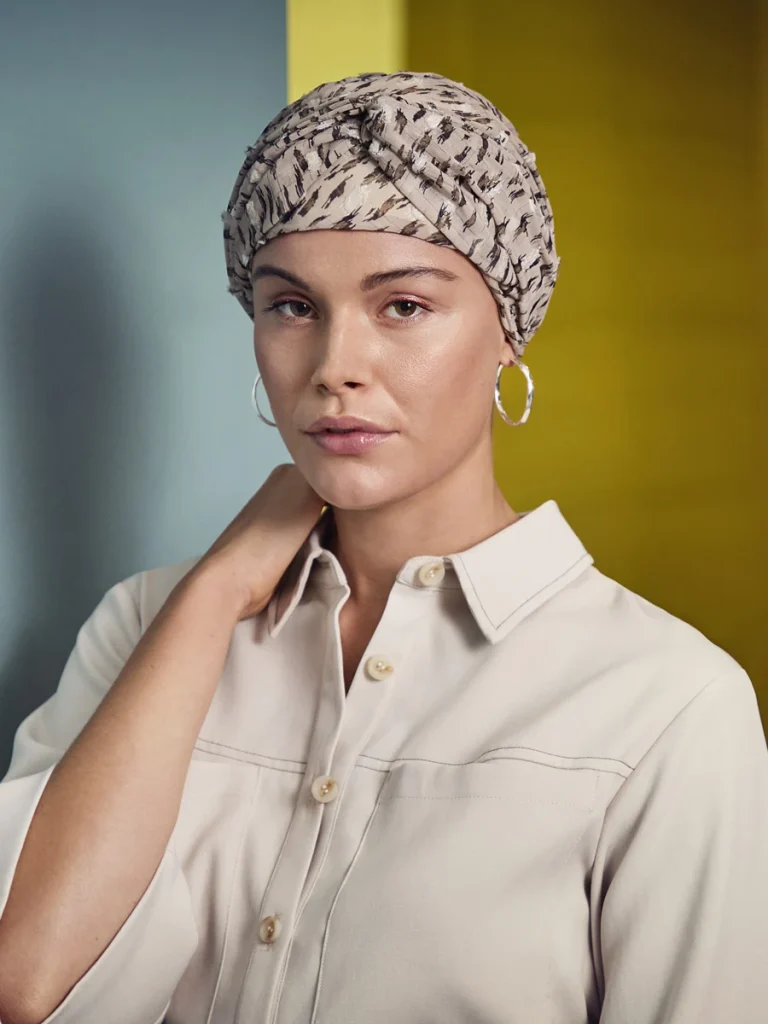 Turbante donna HocAlva Viva 1575-4134 con nodo - Leo Love — collezione autunno/inverno 2026–2027