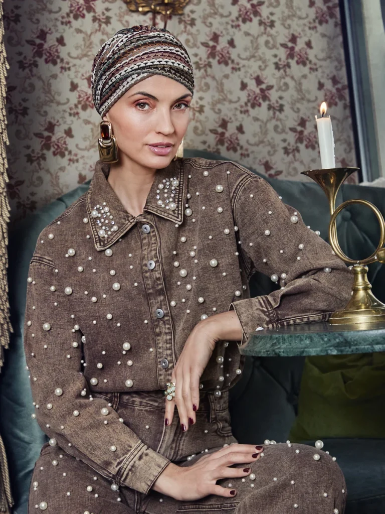Turbante donna HocSapphire Boho 3055-4140 - Autumn Lace — collezione autunno/inverno 2026–2027
