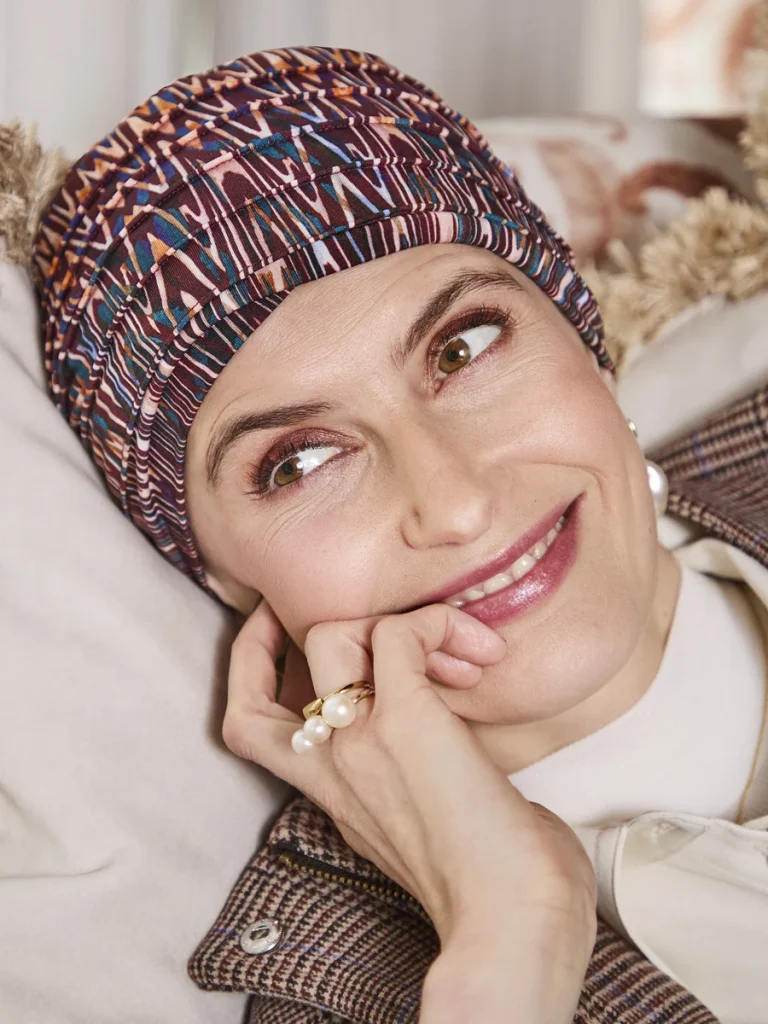 Turbante donna HocYoga 2000-4118 - Ikat Mystery — collezione autunno/inverno 2026–2027