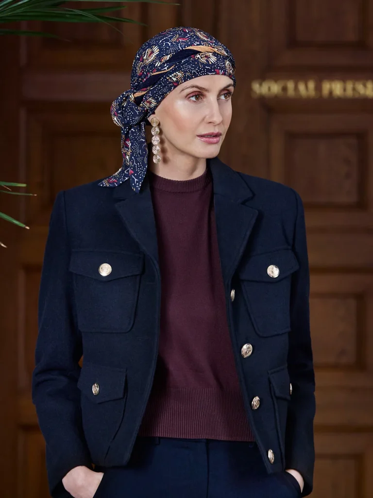 Turbante HocBeatrice 1419-4119 con nastri - Amber Garden — collezione autunno/inverno 2026–2027