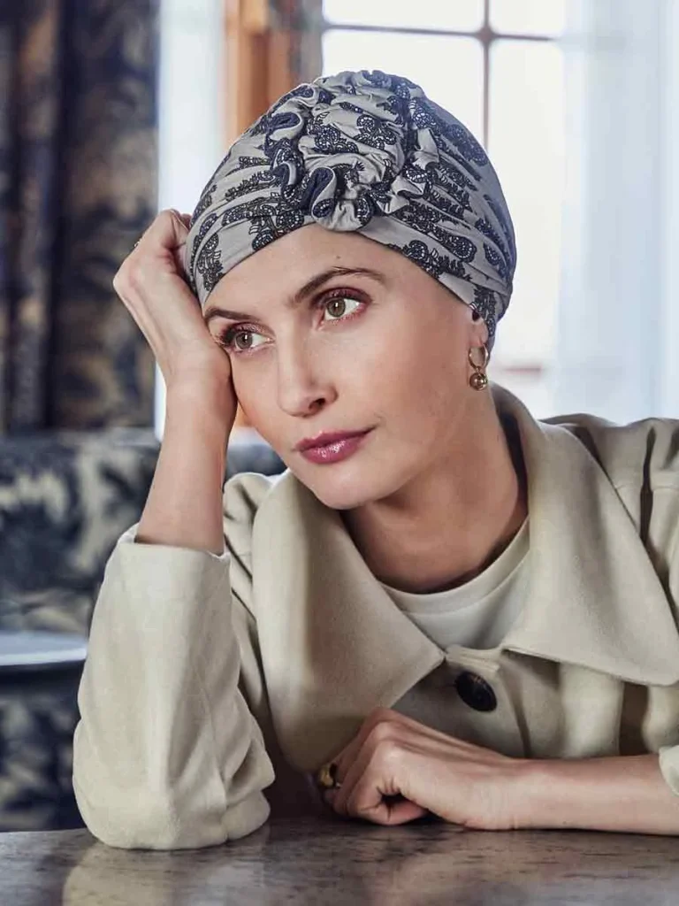 Turbante HocLotus 1008-4116 in viscosa di bambù - Paisley Elegance — collezione autunno/inverno 2026–2027