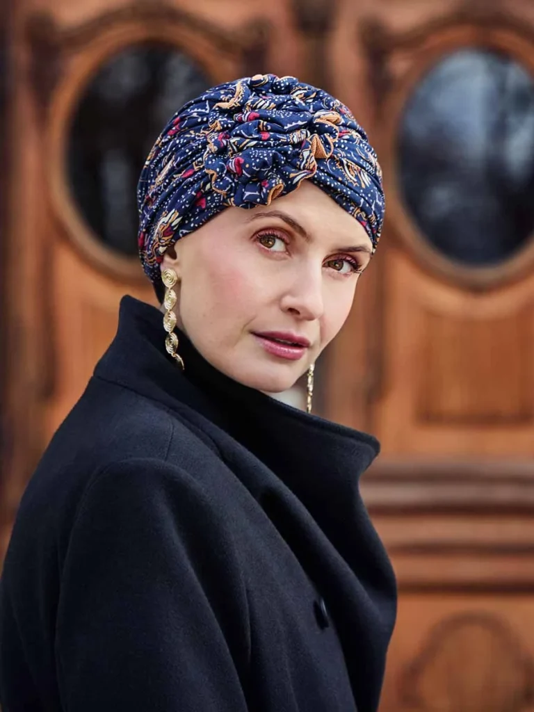 Turbante HocLotus 1008-4119 in viscosa di bambù - Amber Garden — collezione autunno/inverno 2026–2027