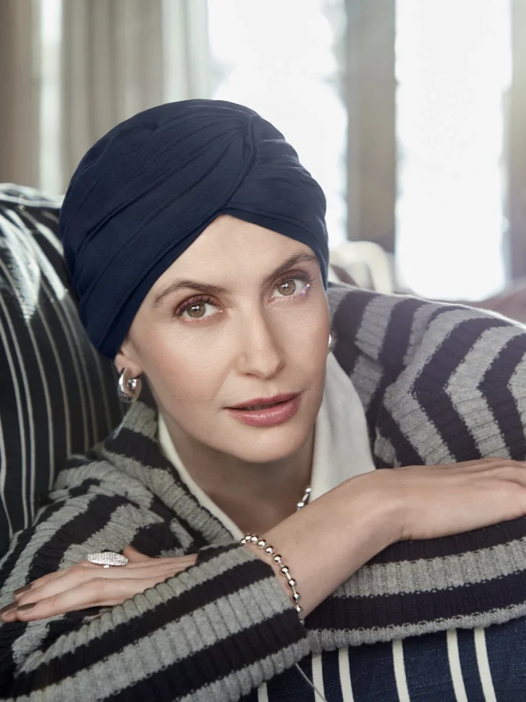Turbante HocMisa 1606-0655 in cotone Supima - Black Iris — collezione autunno/inverno 2026–2027