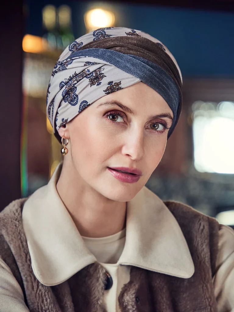 Turbante HocShakti 1418-4116 con fascia in bambù - Paisley Elegance — collezione autunno/inverno 2026–2027